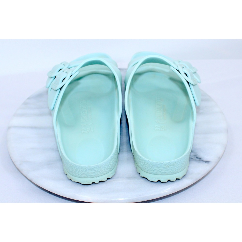 Birkenstock Arizona EVA Sandals Mint Green Seafoam Slides Mens 6 Womens 8 EU 39 - Picture 4 of 9